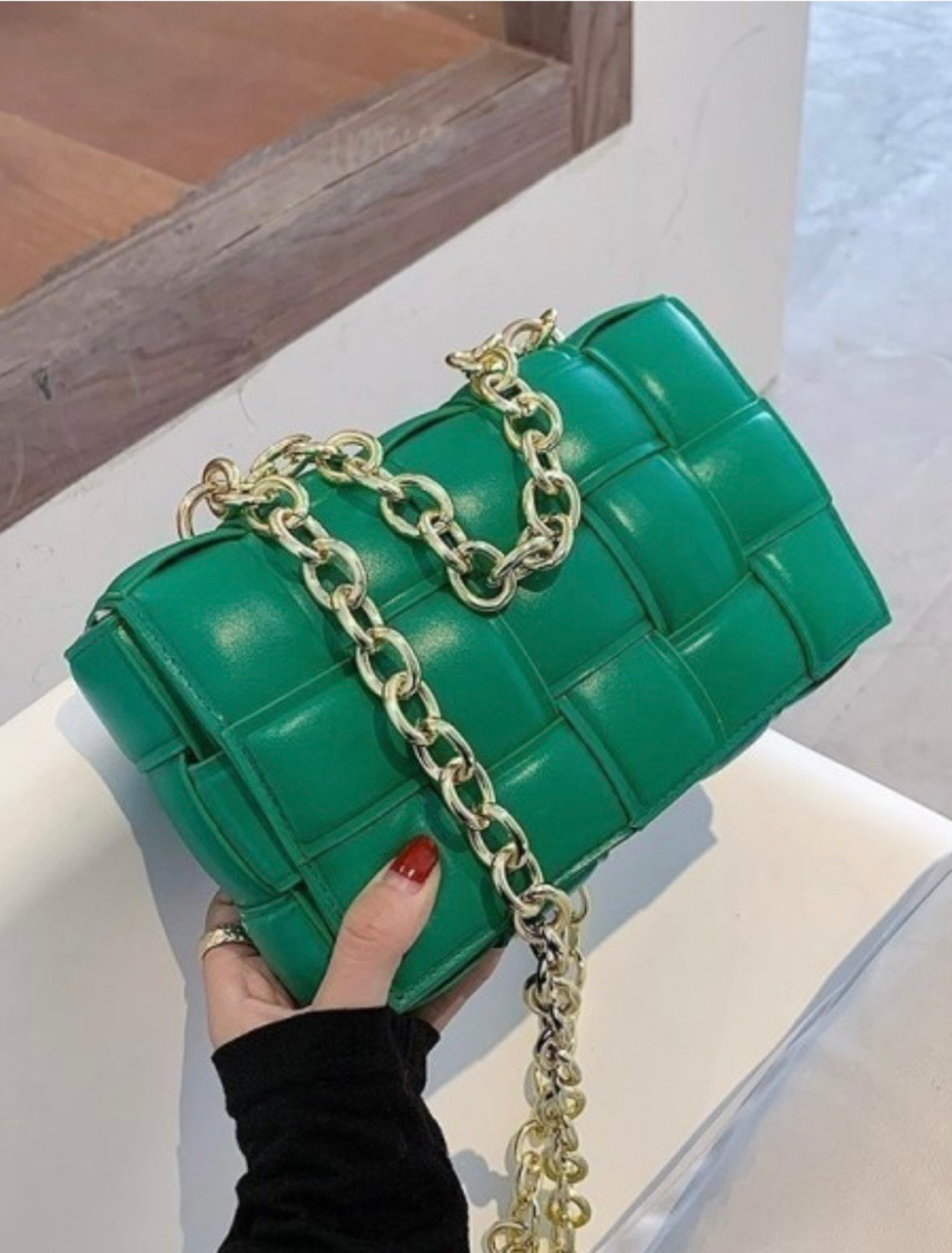 Jade Chain Handbag